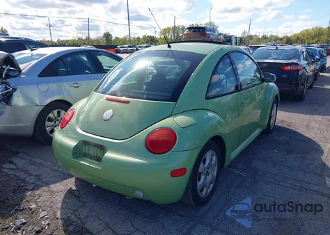 2003 Volkswagen New Beetle Gls 2.0L из США, поврежденный, VIN 3VWCK21C93M433858